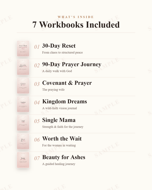 Grace & Growth™ Complete Journey Collection — All Seven Workbooks