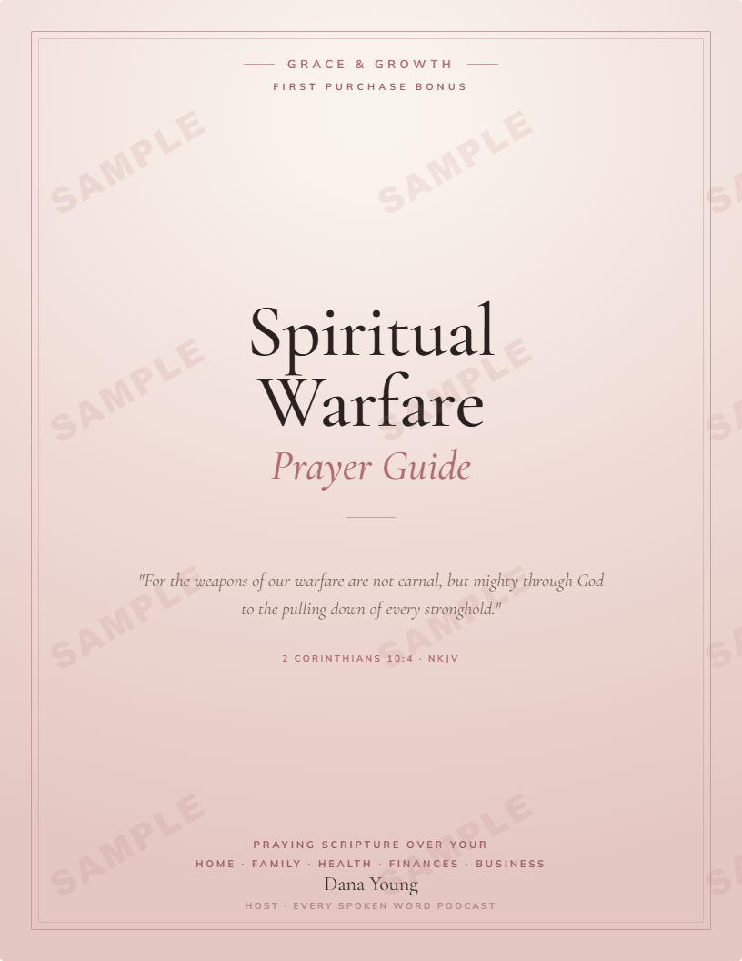 Spiritual Warfare Prayer Guide · Printable Scripture Declarations