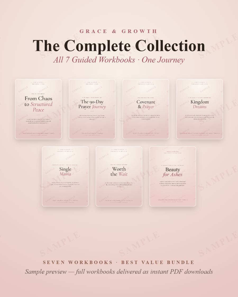 Grace & Growth™ Complete Journey Collection — All Seven Workbooks