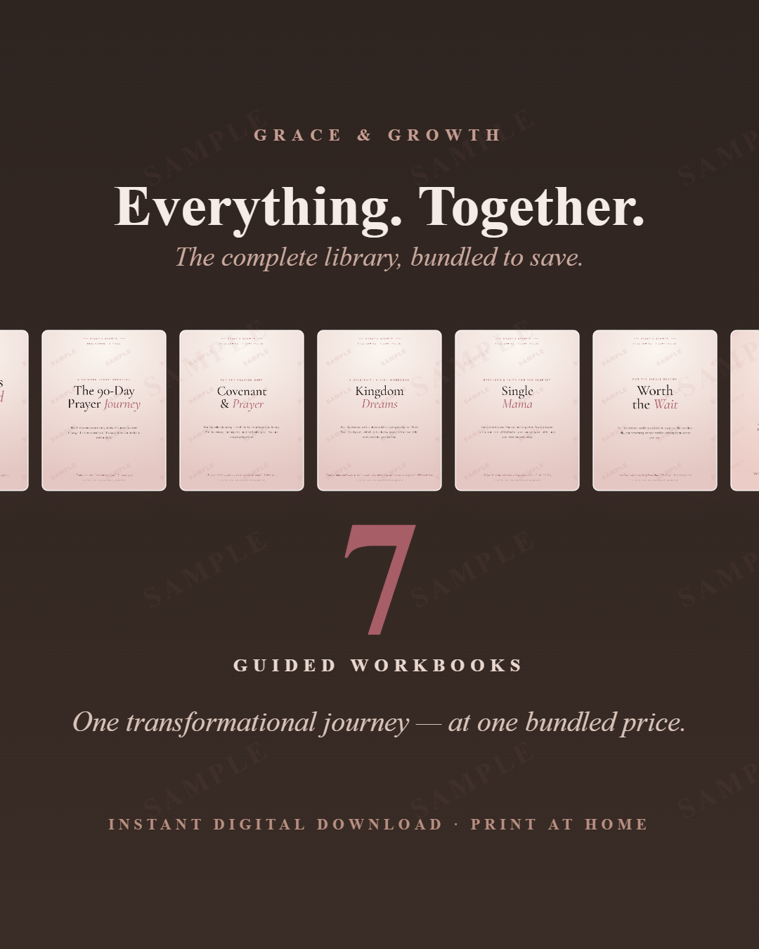 Grace & Growth™ Complete Journey Collection — All Seven Workbooks