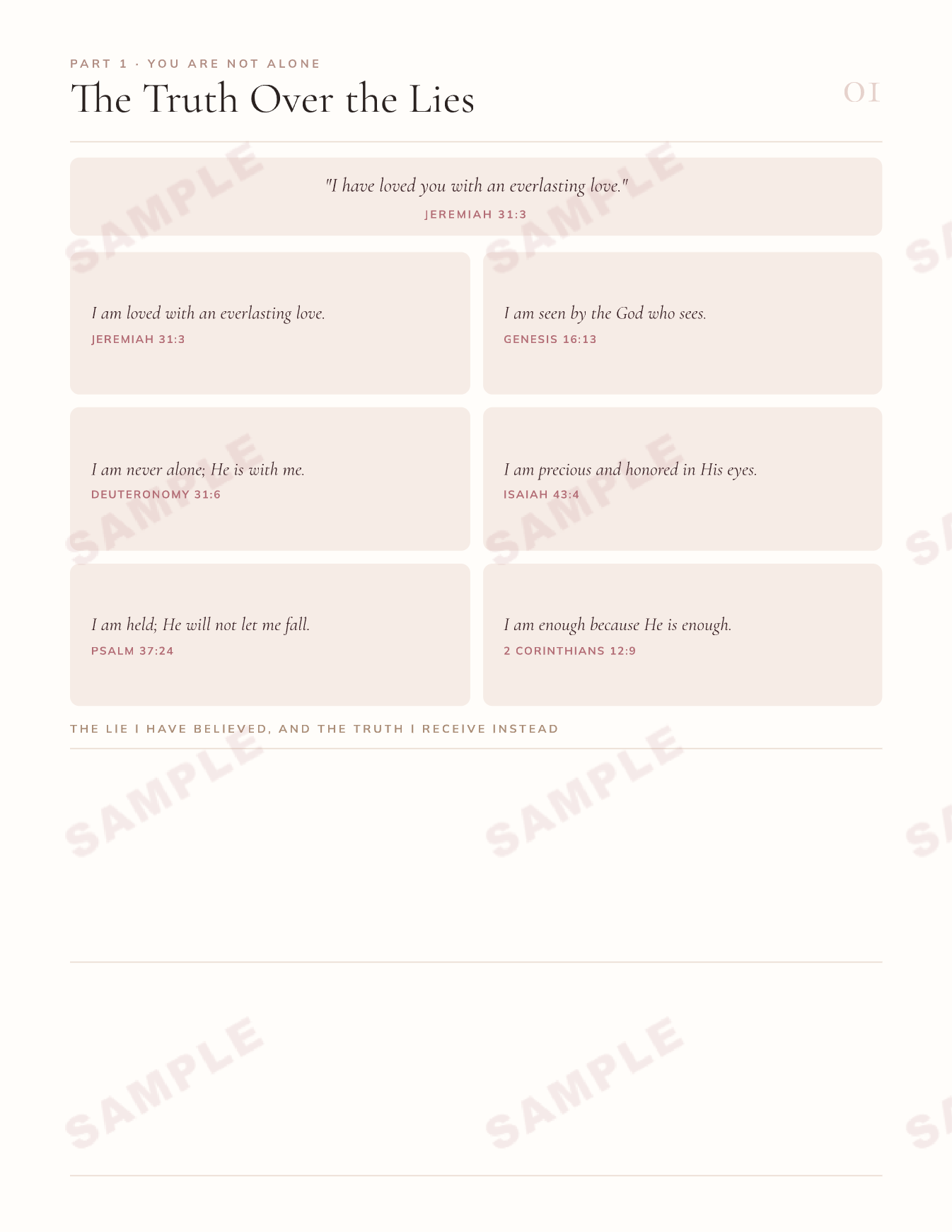 Single Mama — Strength & Faith Guided Workbook | Grace & Growth