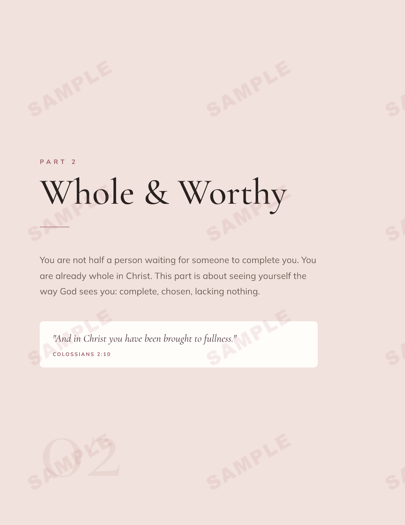 Worth the Wait: A Faith Workbook for Single Women Waiting on God | Becoming Whole in the Single Season (Printable)
