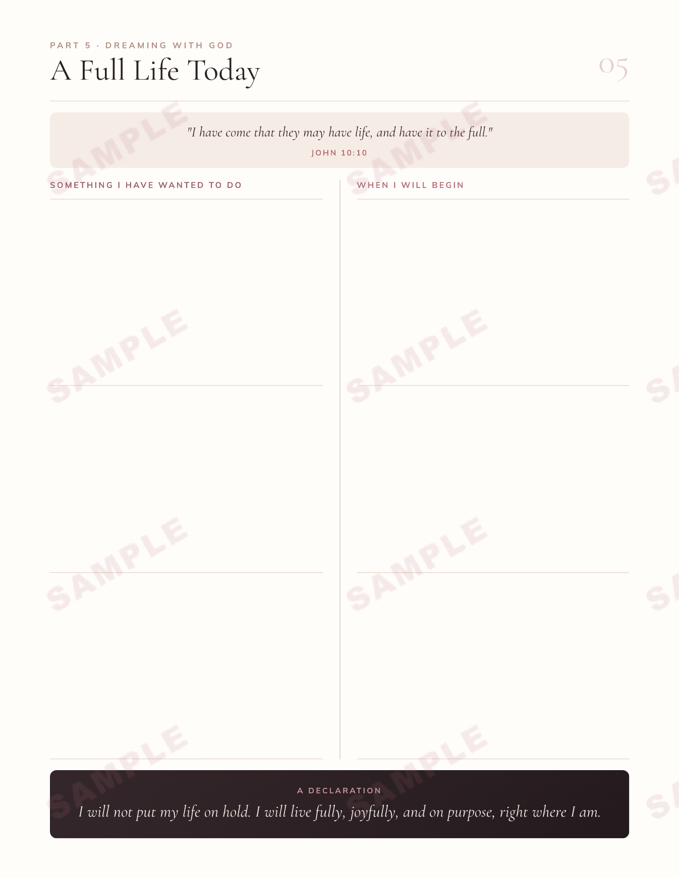 Worth the Wait: A Faith Workbook for Single Women Waiting on God | Becoming Whole in the Single Season (Printable)